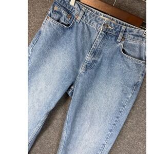 We The Free Jeans Light Wash Straight Leg Denim Cotton Women Size 28 Preppy Chic